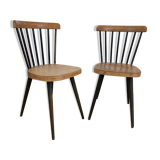 Pair of  bistro Baumann chairs