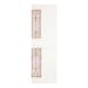 Vintage Turkish Oushak Handmade Wool Cotton White Kilim Runner 75x241