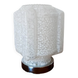 Art Deco table lamp Clichy glass