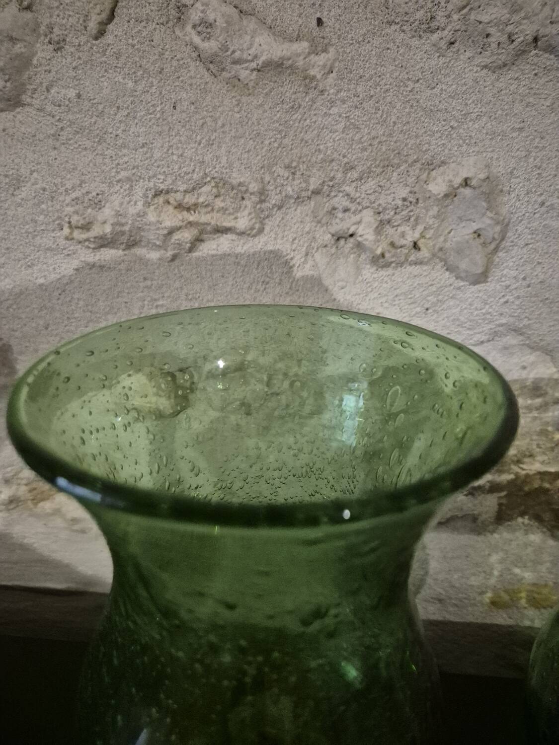 Glass candle holders