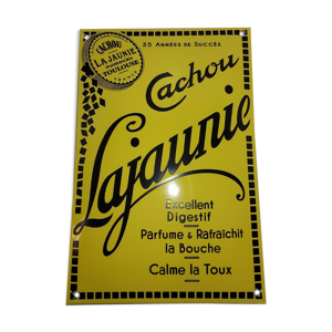 Plaque émaillée Cachou