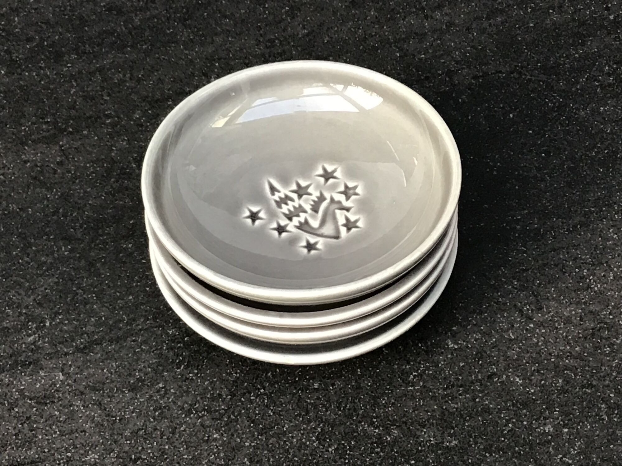 Set of 4 Gien cups for Concorde Air France