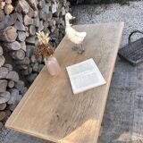 Renovated solid oak coffee table