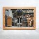 Vintage pine mirror
