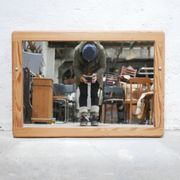 Miroir vintage en pin