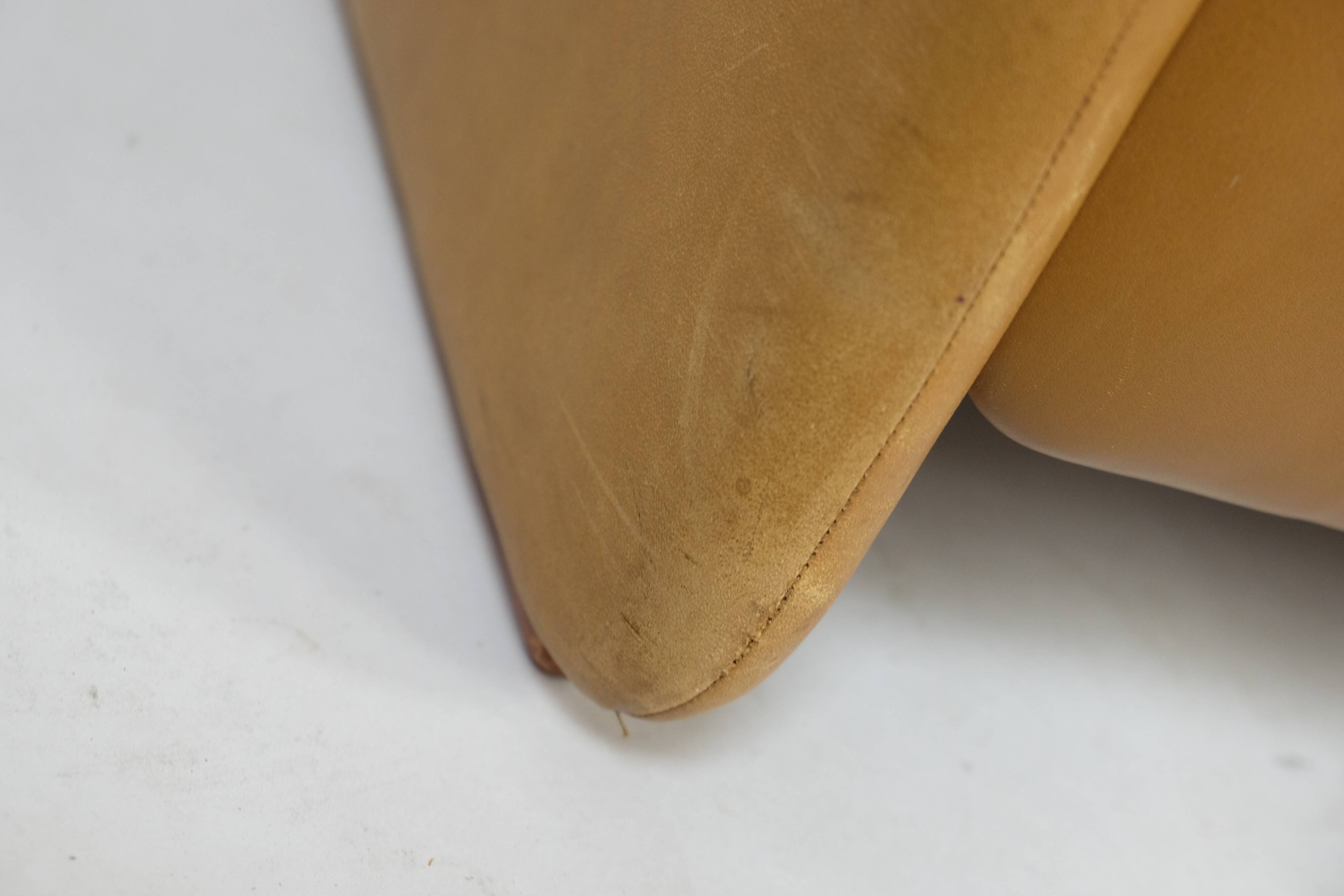 Vintage de Sede DS61 Leather Sofa Couch 70er Design 60er