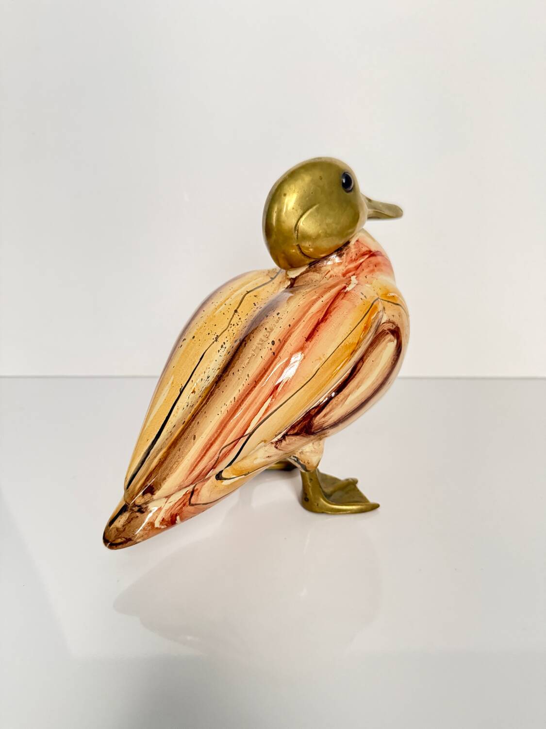 Large ceramic duck by Lancel