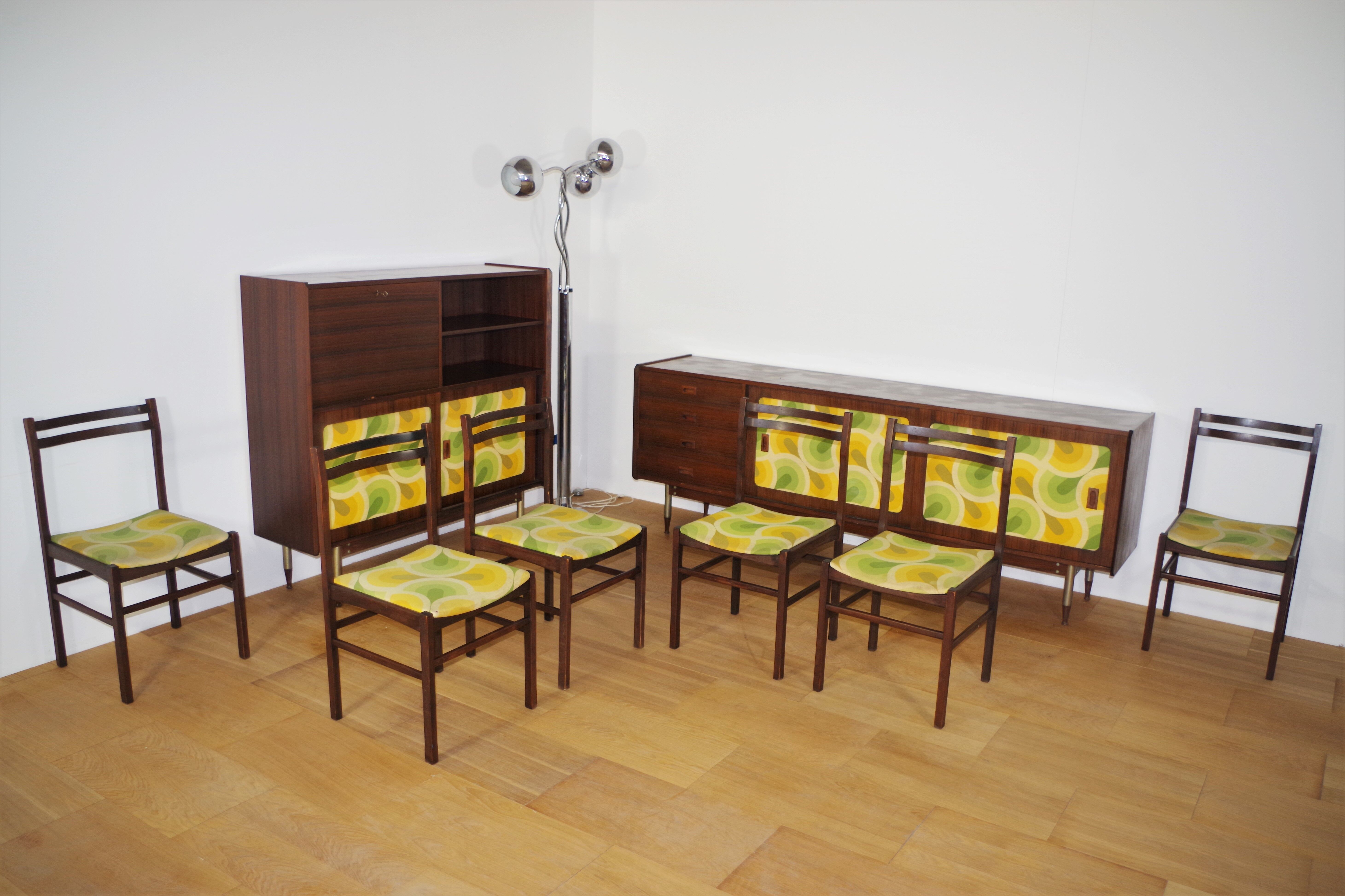 Sideboards in teak, 1960