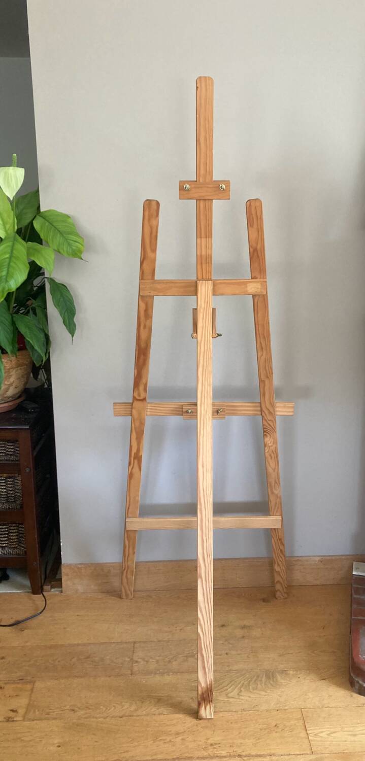 20th century solid pine painter's easel