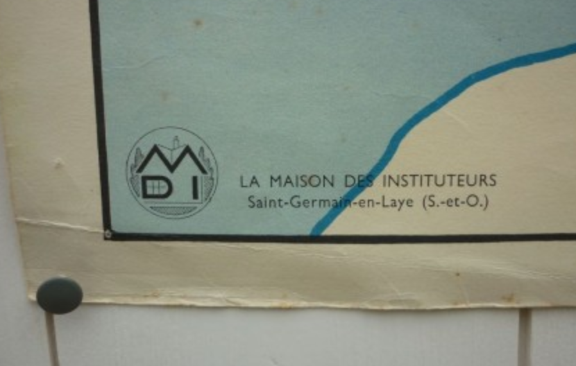 School of 1960 Editions MDI «Grain and vegetables» map