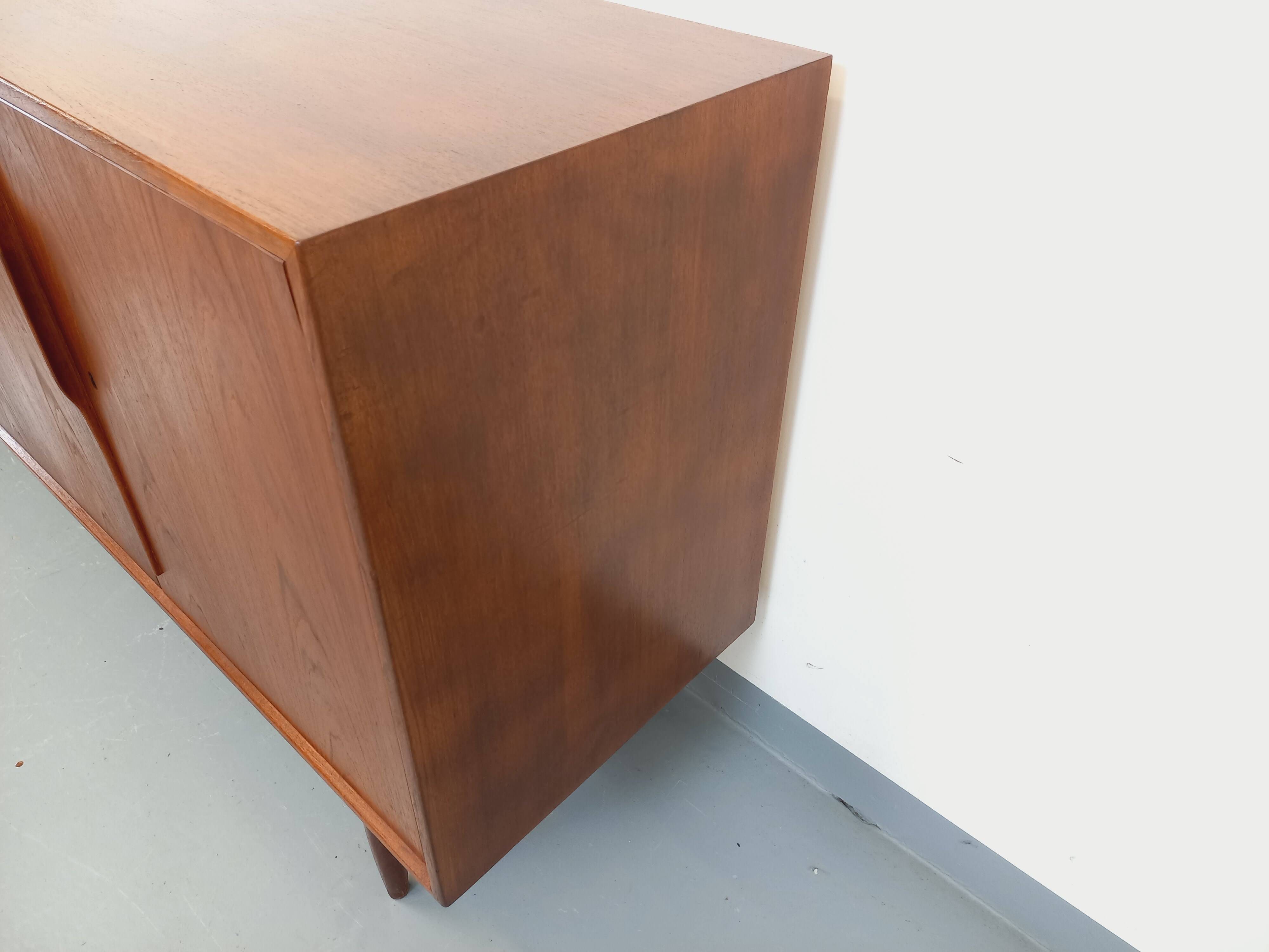 Vintage Swiss Teak Scandinavian style sideboard in teak from the 60s