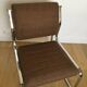 Vintage 60/70s chrome and fabric chair