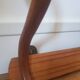 Wooden wall coat rack