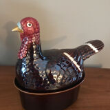 Terrine pigeon signed geo