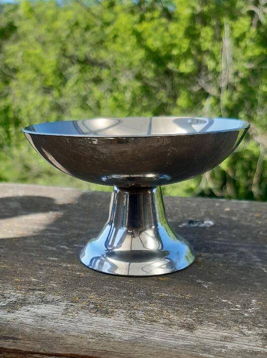 17 coupes à glace vintage acier inoxydable, France