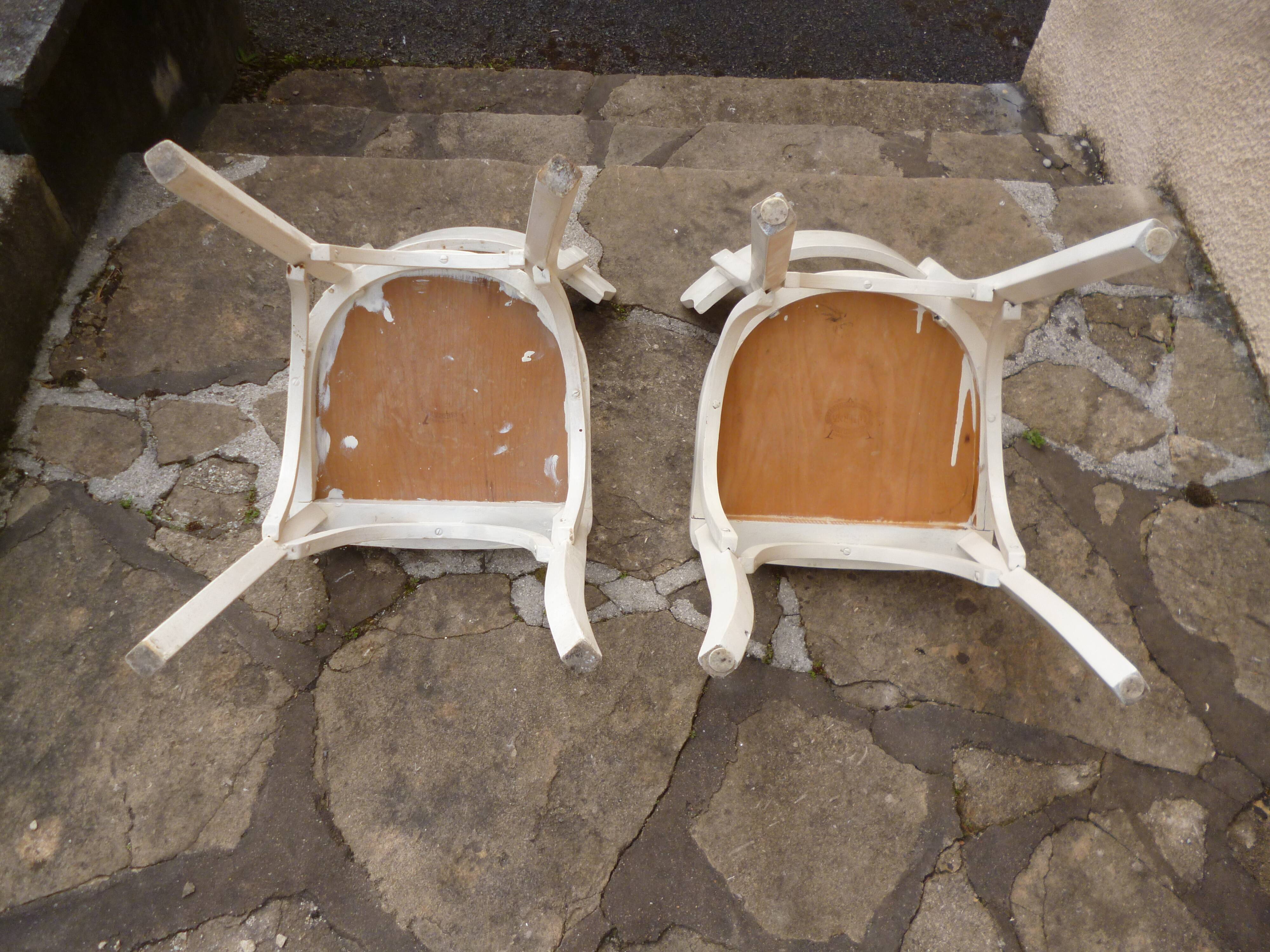 Pair of bistro chairs