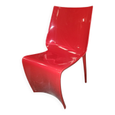 Red PVC chair