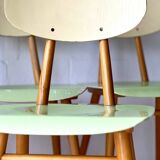 Vintage Bistro Kitchen Chairs from TON, 1960