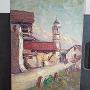 Osietzki - huile sur panneau - 33 x 23 cm