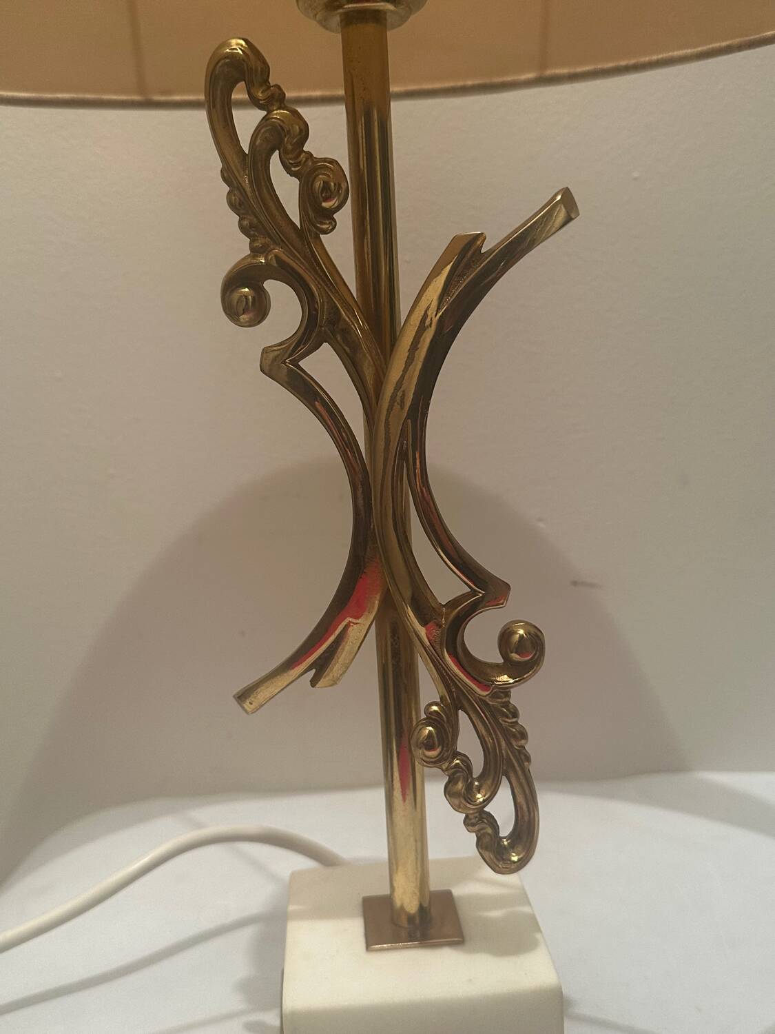 Naturalistic decorative lamp attributed to Maison Charles/Jansen.