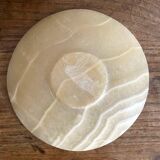 Natural onyx stone trinket tray