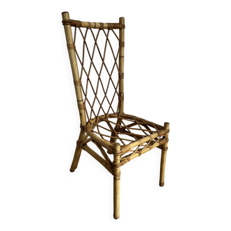 Chaise rotin