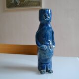Anthropomorphic ceramic lamp base