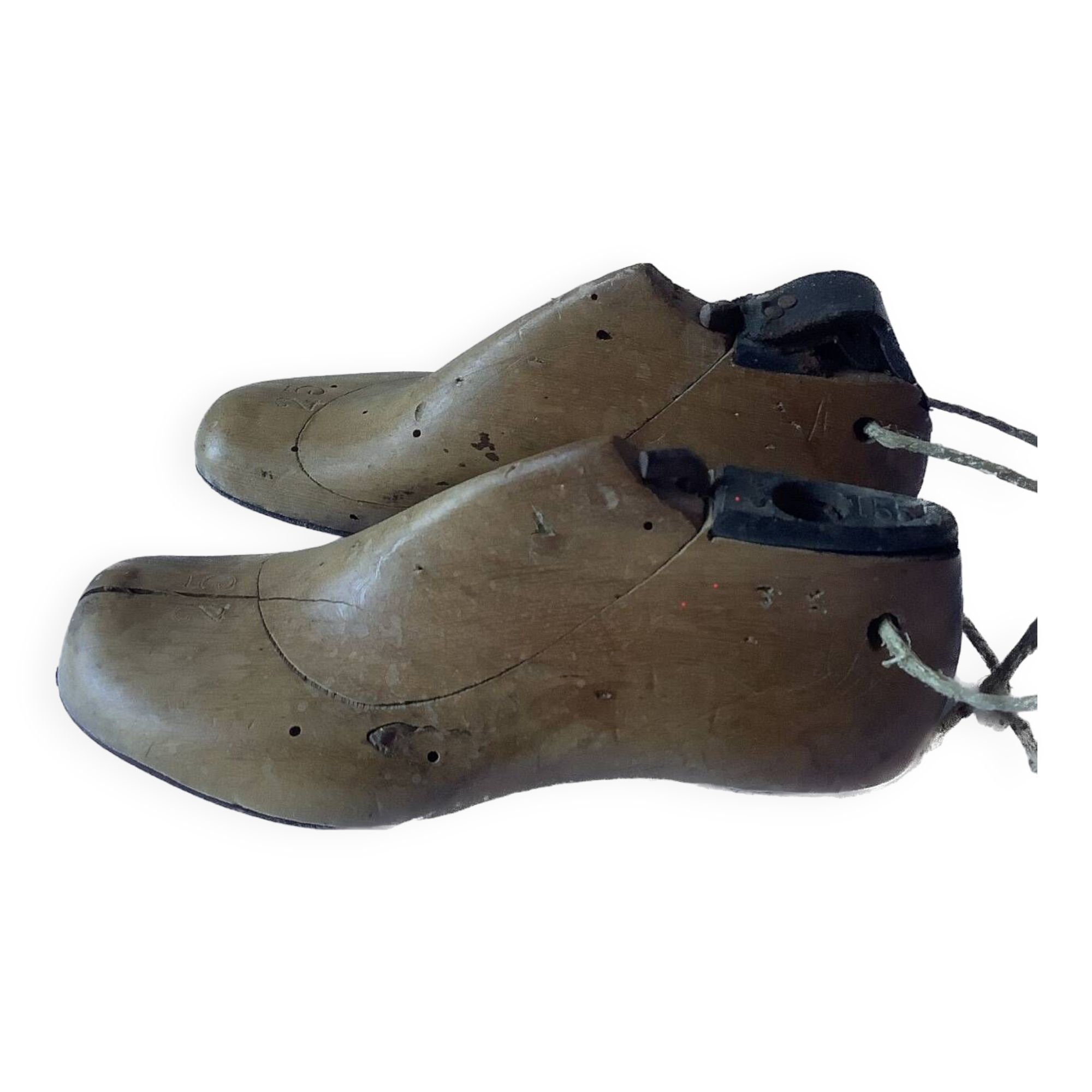 Old child's wooden mouthpiece