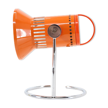 1970s Adjustable Orange Table Lamp, Czechoslovakia