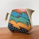 Milk jug and sugar bowl from the Flash One postmodern series by Dorothy Hafner for Rosenthal, 1980s, set of 2.