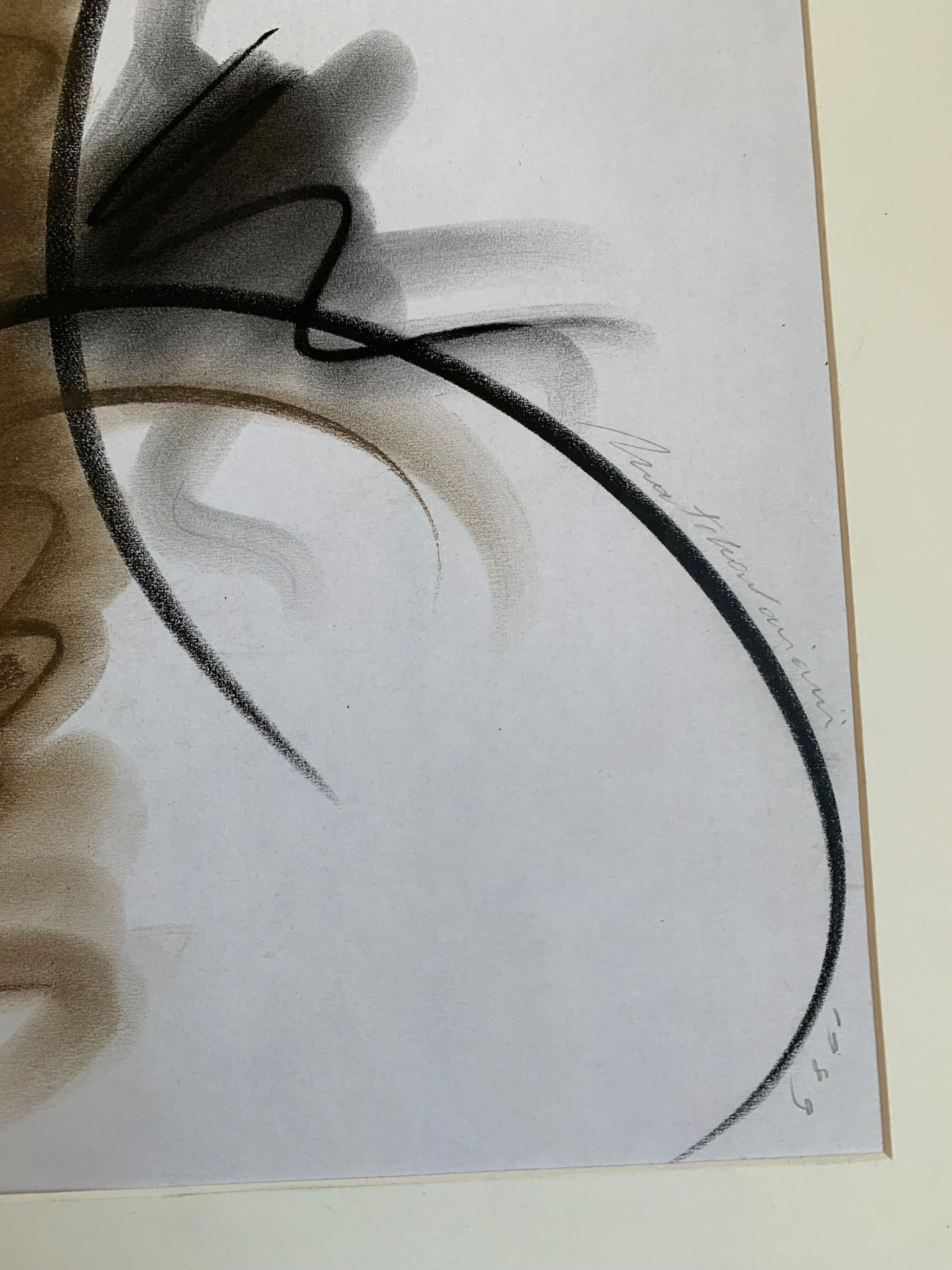 Henri Matchavariani (VOGUE illustrator) (1939) Fashion drawing. Contribution for Vogue 1990