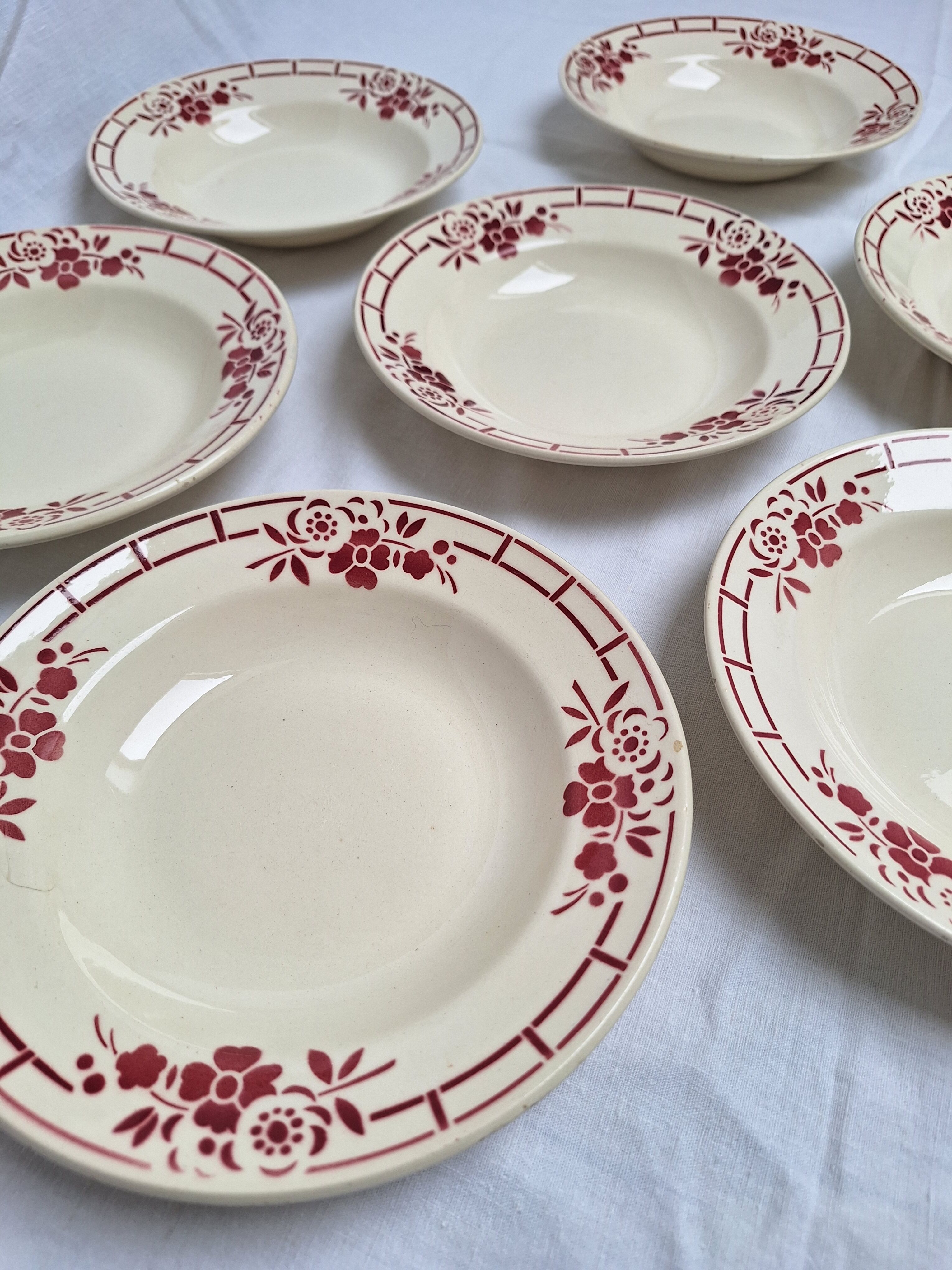 Vintage badonviller plates