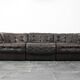 De Sede DS-11 three seater in chocolate braun leather