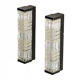 Pair of glass wall sconces by HoSo, Germany 1970s