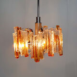 Murano glass chandelier by Carlo Nason for AV Mazzega, Italy 1970