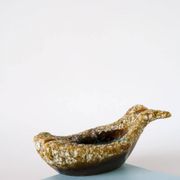 Vide-poche cendrier en Fat Lava, forme de poisson, 1970
