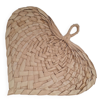 Palm leaf fan