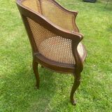 Fauteuil en cannage style Louis 15