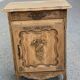 Louis XV chest of drawers renovated in solid raw oak wood, 18th century