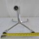 Chrome and blue seventies candlestick