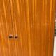 Scandinavian wooden chest of drawers sideboard cabinet with 2 doors 123cm