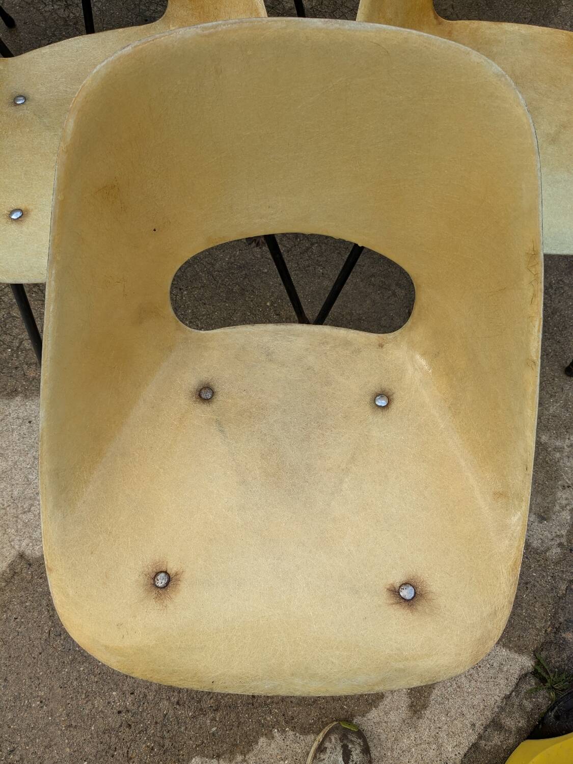 Lot de 6 chaises pierre guariche