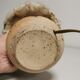 Bedside lamp and its vintage lampshade, Ceramic decoration Herbarium