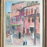 Orientalist gouache by Raoul du GARDIER (1871-1952)