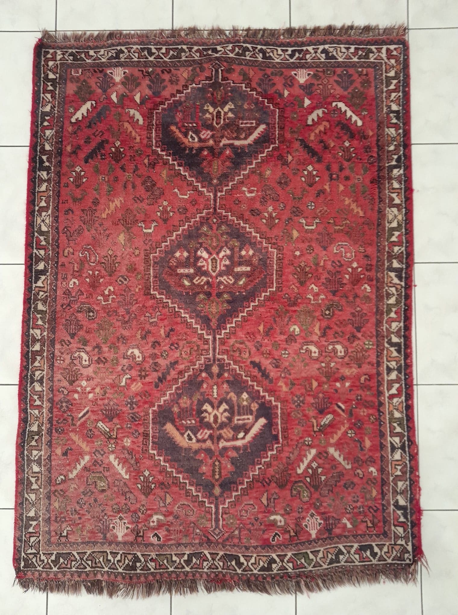 Handmade Persian Shiraz rug 150x108cm