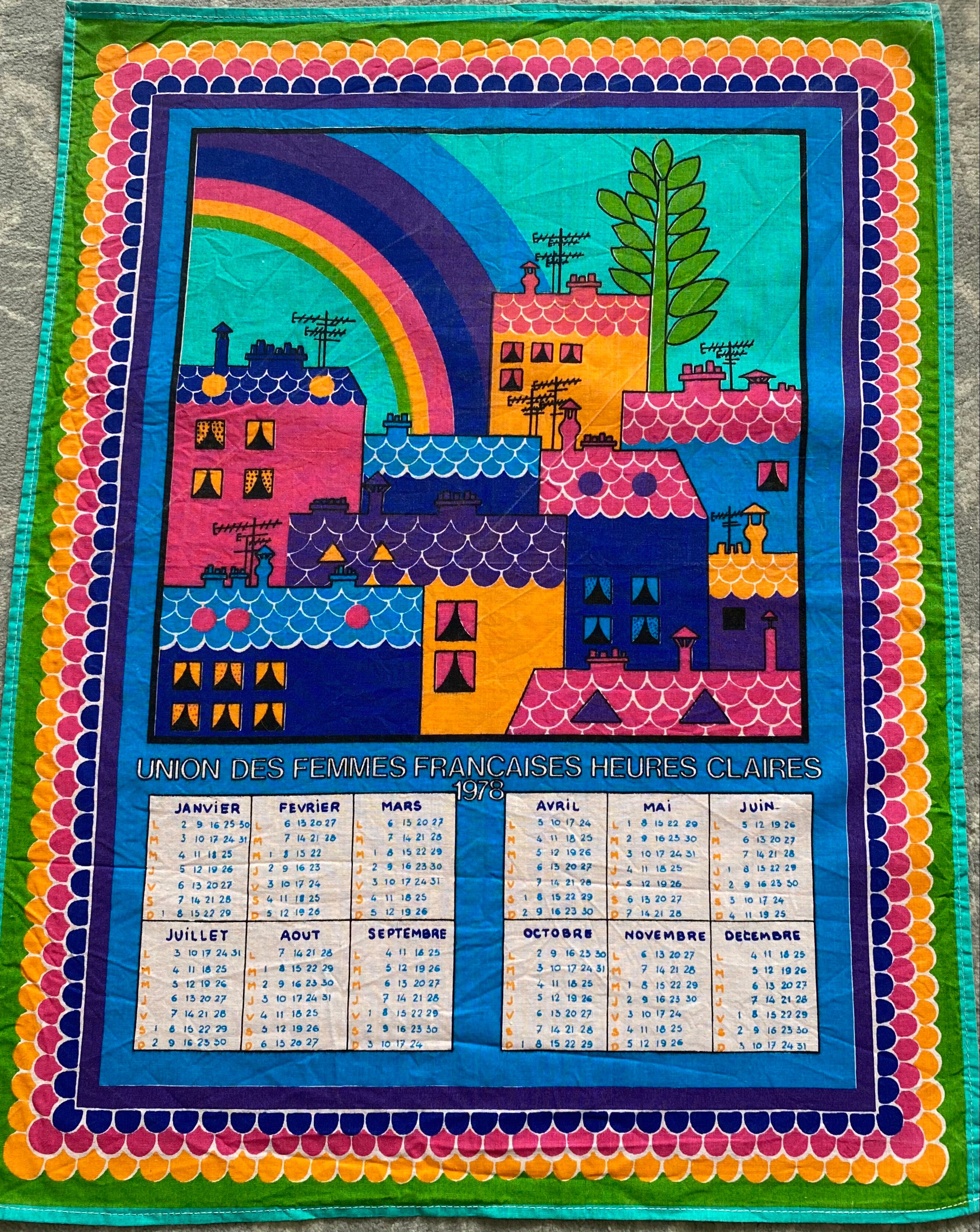 Torchon calendar 1978