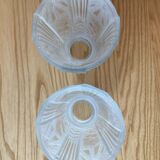 Pair of Muller brothers art deco pendant lights