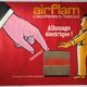 Original poster "Airflam electric ignition" Heating, Savignac 115x153cm 60's