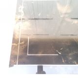Table basse laquée à décor solaire