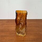 Mid-century modern glass vase by Kai Blomqvist for Kumela, Finland, 1960s.